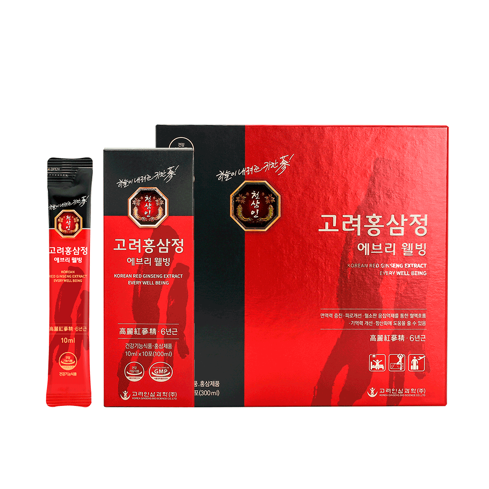 천삼인 고려홍삼정 에브리웰빙 10ml 30포