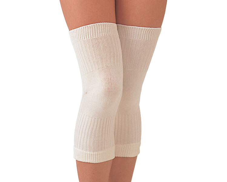 실크 서포터 무릎보호대 2개입 8020 오프화이트