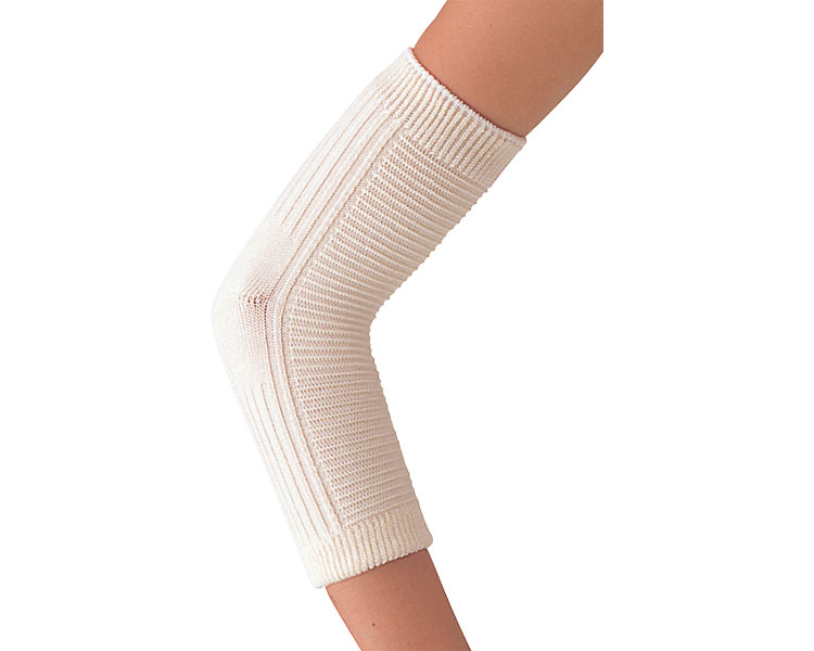실크 서포터 팔꿈치용 2개입 8030 오프화이트