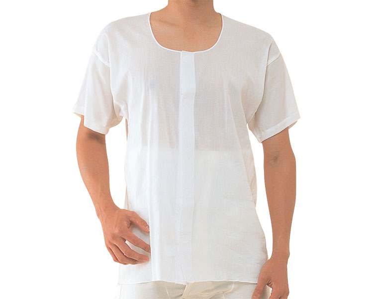 남성 반팔 전면오픈 원터치 내의 CH-1 L 화이트