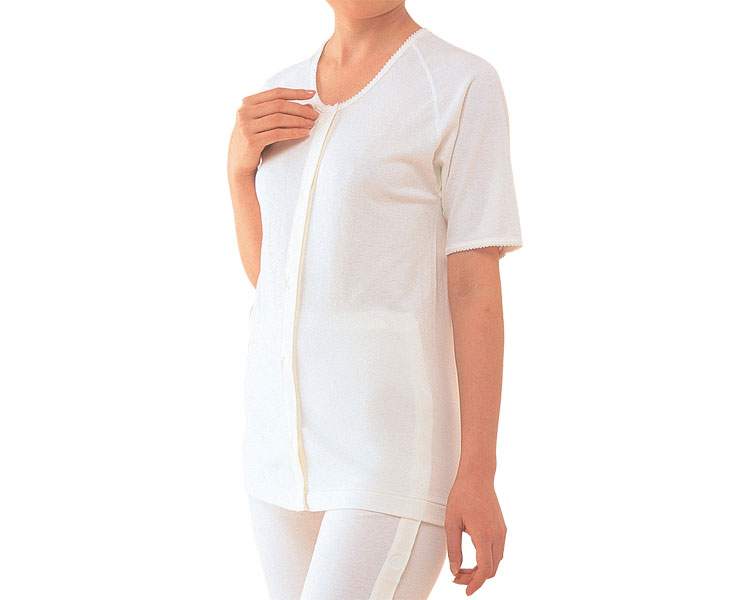 여성 5부 전면오픈 원터치 내의 No.51 L 오프화이트