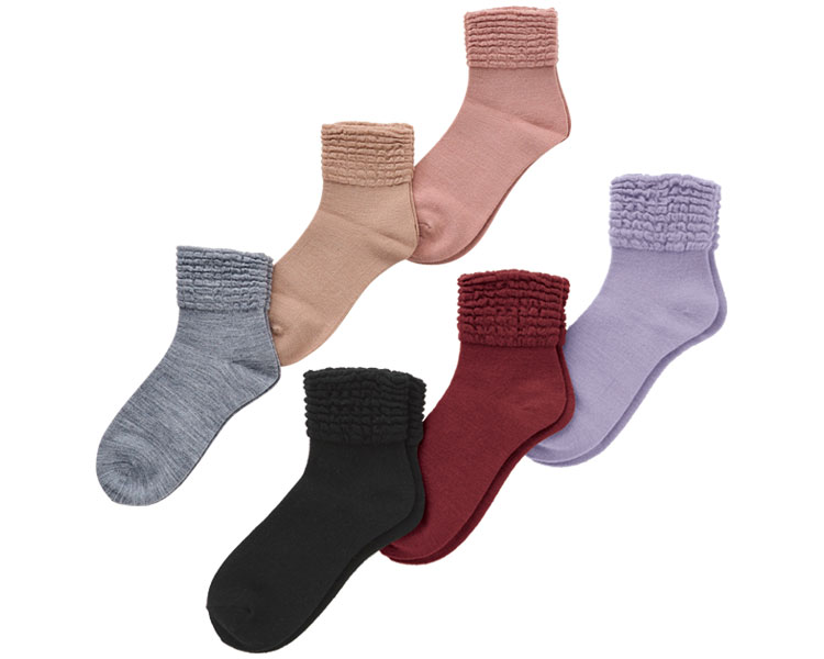 무압박 여성 가을·겨울용 양말 3111H 로즈