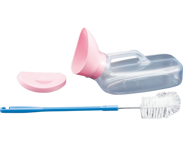 SA 투명 간이 소변기 여성 (브러시 포함) 100231