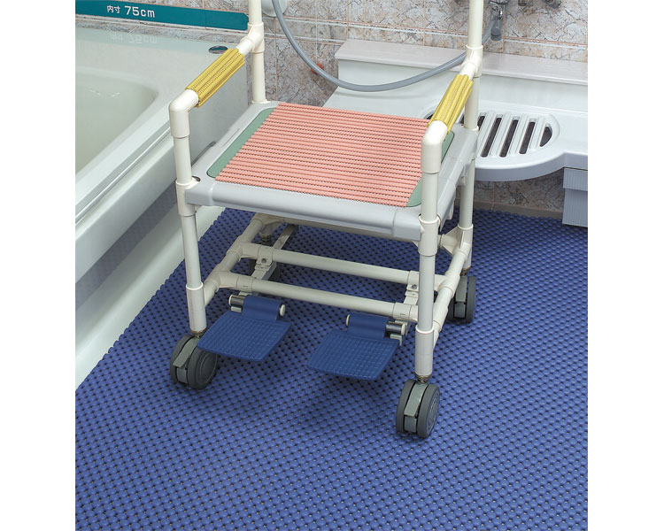 바이오쿠션 욕실쿠션매트 2m×1m 라이트블루