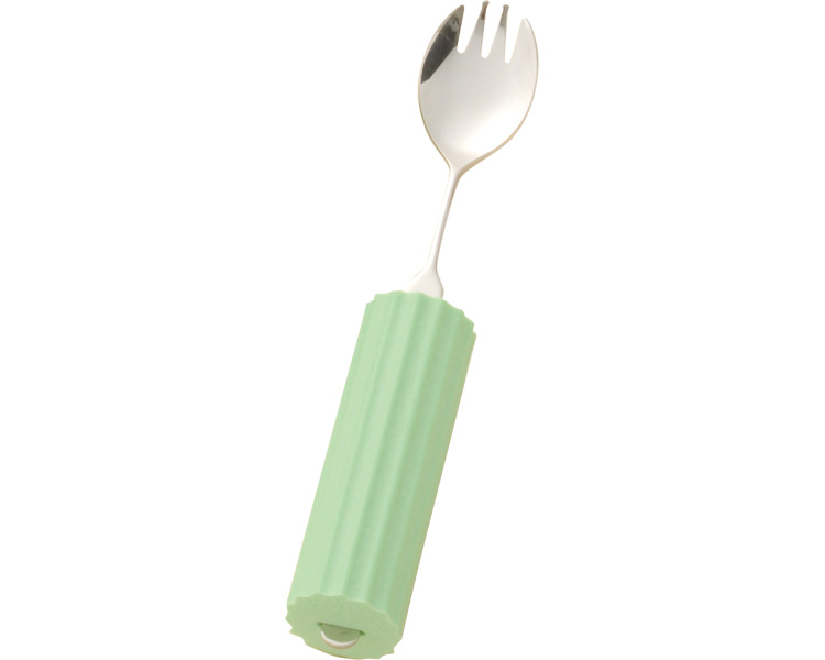 스테인리스 실리콘 스펀지 스푼 손잡이 타입 N-6/SS-28 숟가락 포크 겸용(소)