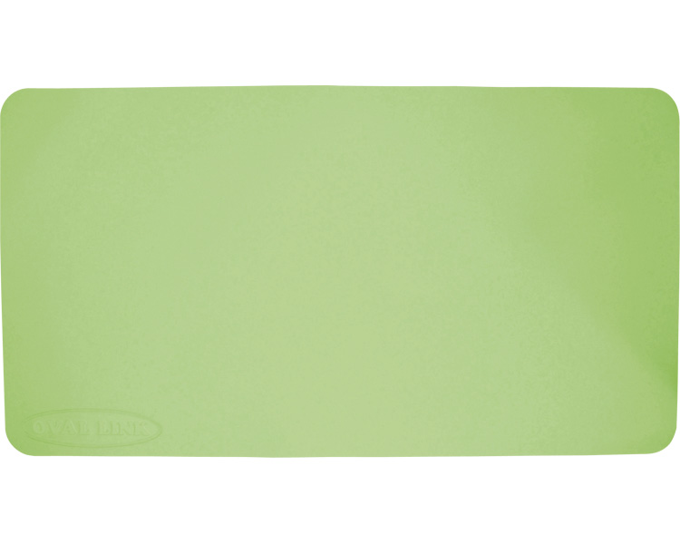 미끄럼방지 타원형 링크 매트 M사이즈 라이트그린
