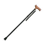 알루미늄 경량 접이식 지팡이 베이직 22mm 0401-BO4812 블랙