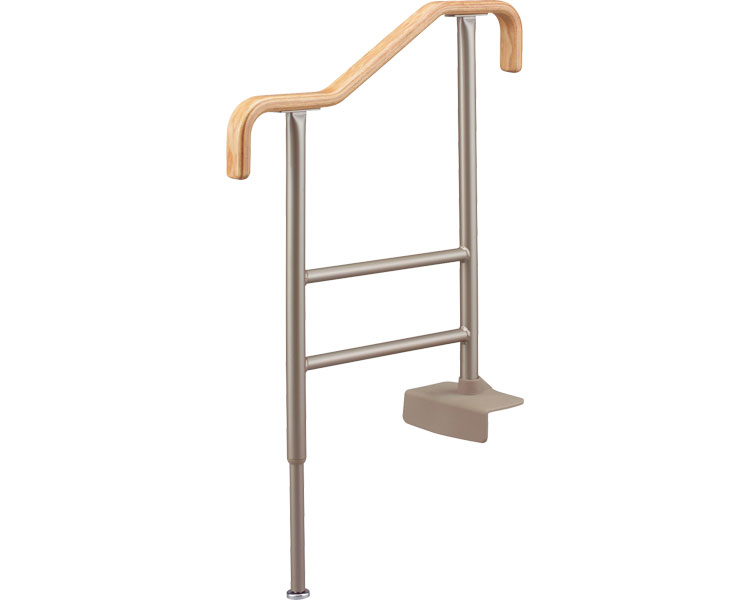 안주 단차용 손잡이 KM-650L L형 531-044 연갈색