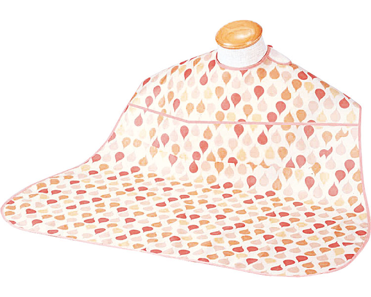 소프라피렌 식사용 앞치마 물방울무늬 포켓 있음 102250 블루