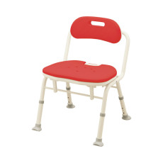 안주 접이식 목욕의자 IN-S (각형 시트) 536-342 레드