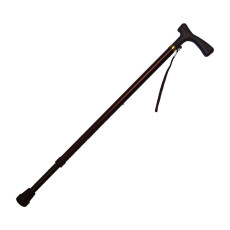 경량 알루미늄 지팡이(손목끈 포함) MK65-1 브라운