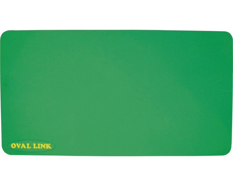 미끄럼방지 타원형 링크 매트 L 사이즈 그린