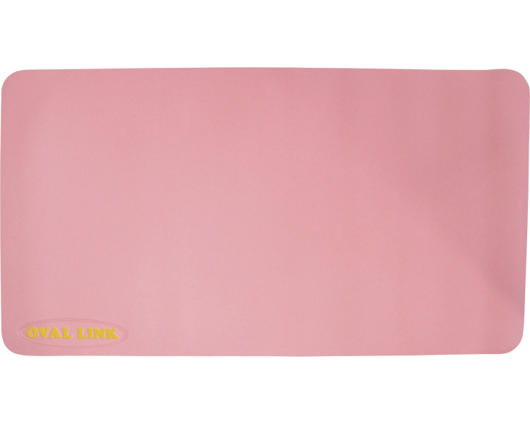 미끄럼방지 타원형 링크 매트 M사이즈 핑크