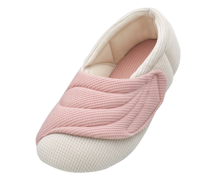 아유미 와이드벨트 와플 실내화 9E M 230-240 핑크 2229