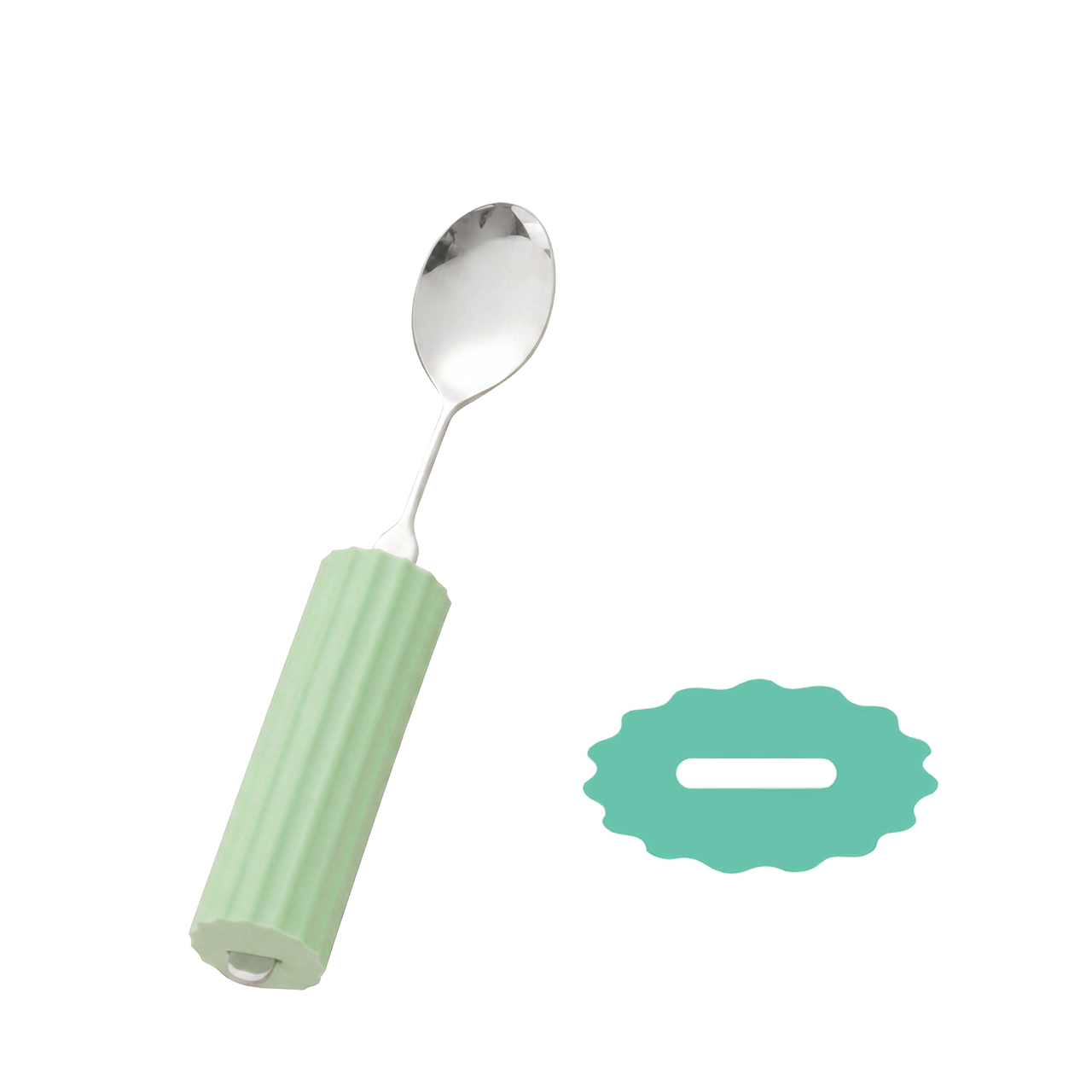 스테인리스 실리콘 스펀지 스푼 손잡이 타입 N-4/SS-2 숟가락(소)