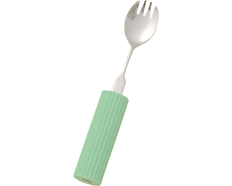 스테인리스 실리콘 스펀지 스푼 손잡이 타입 N-6/SS-2 숟가락 포크 겸용(소)