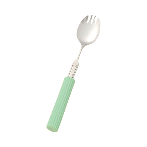구부려 사용 실리콘 스펀지 부착 R-24/SS-18 숟가락 포크 겸용(소)