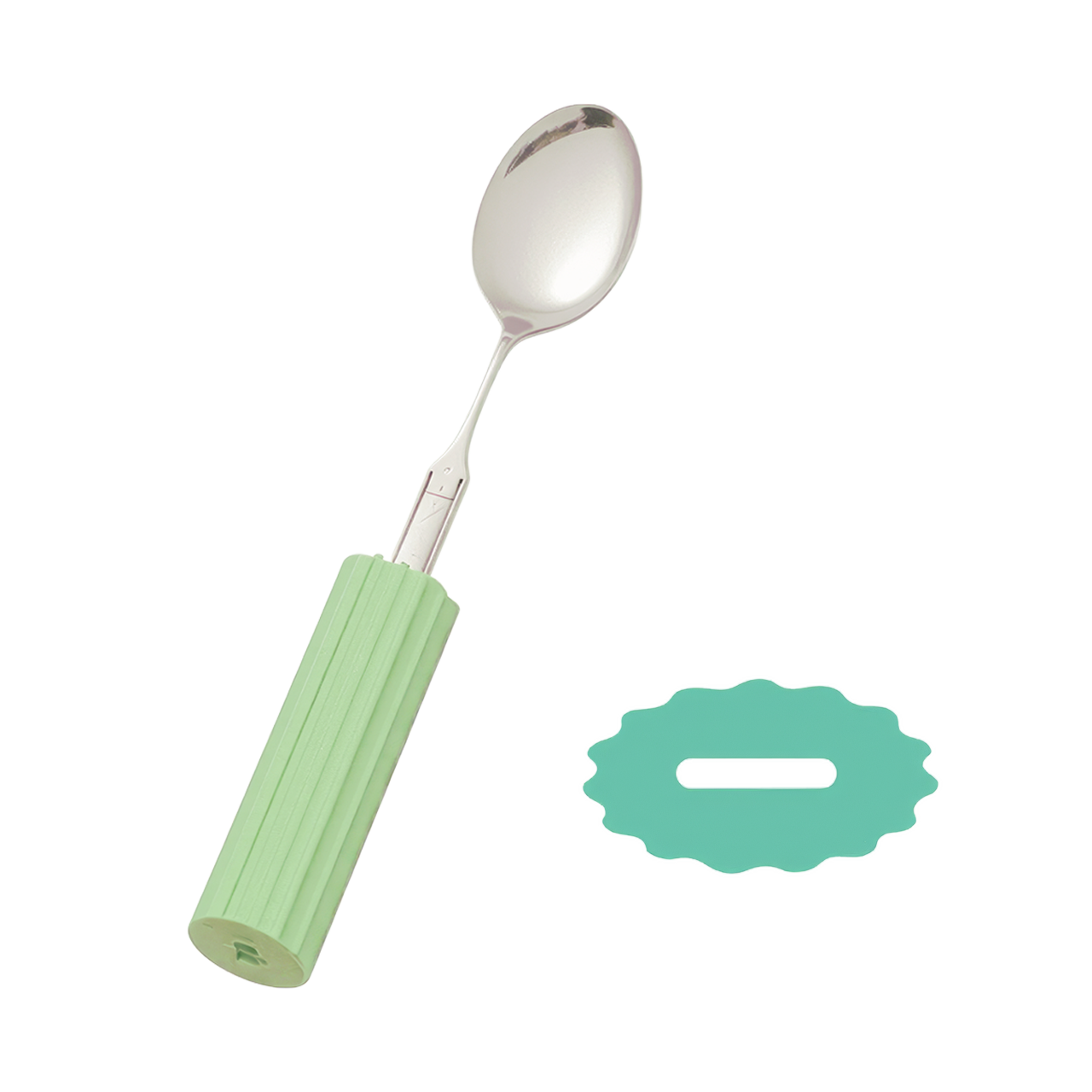 구부려 사용 실리콘 스펀지 부착 R-19/SS-2 숟가락(대)