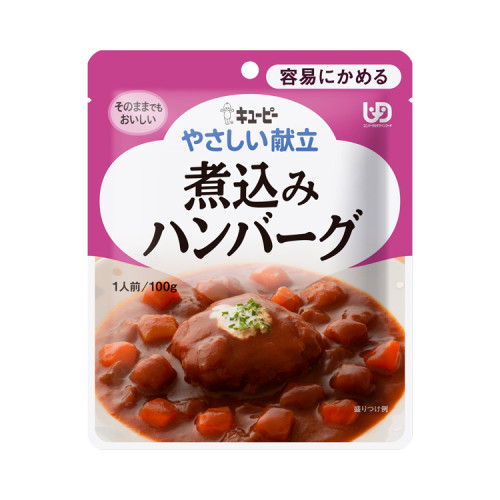 큐피 부드러운 식단 부드러운 함박스테이크 (Y1-8) 363834 100g