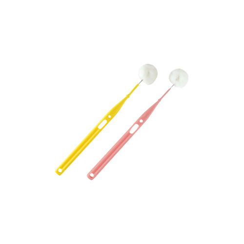 모아브러시 칫솔 2색 1세트 옐로우 & 핑크 각 1 개
