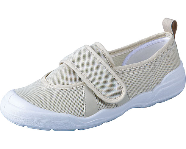 성인 실내화 02 벨크로 타입 남녀공용 24.0cm 베이지