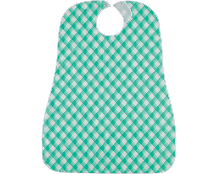 블루 방수 식사용 앞치마 100-28 잔꽃핑크