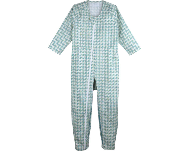 컨비네이션 Ⅱ 풀 오픈형 환자복 5638-A M 티도리그린