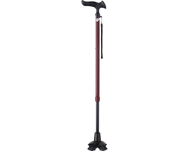 카루가모E 네발 DX 지팡이 WB3776 레드
