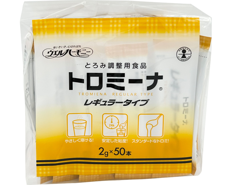 웰하모니 토로미나 레귤러 타입 연하곤란자용 점도조절 식품 2g×50포
