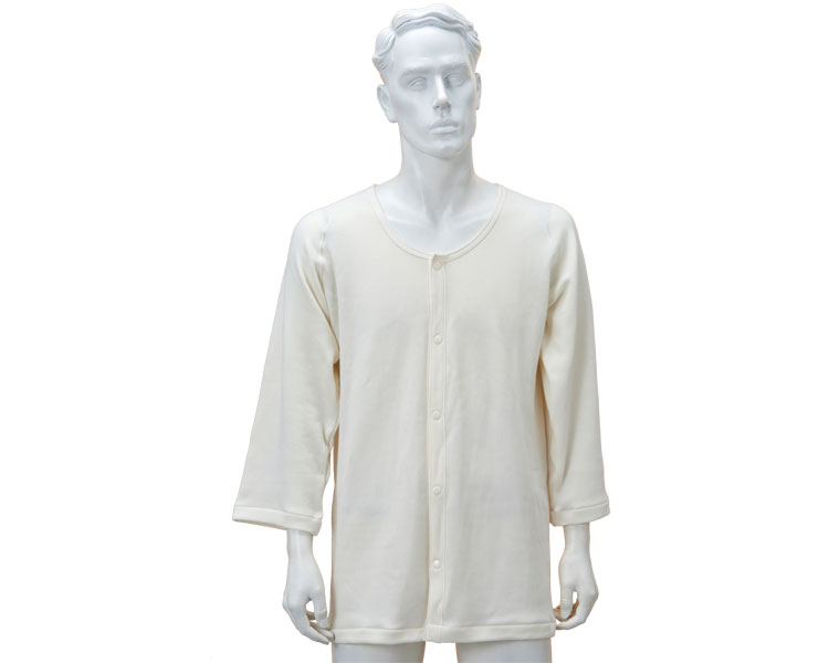 포근한 남성 원터치 7부 내의 가을·겨울용 BM5F 오프화이트 L-LL