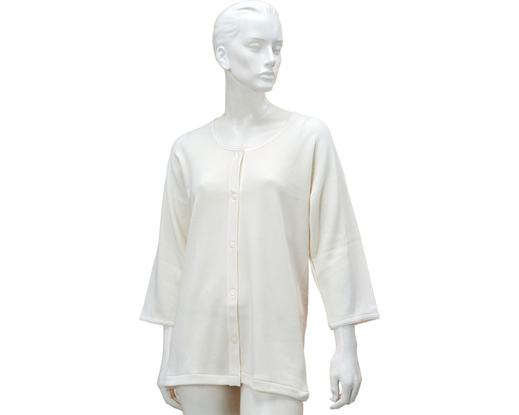 포근한 여성 원터치 7부 내의 가을·겨울용 BM6F 오프화이트 M-L