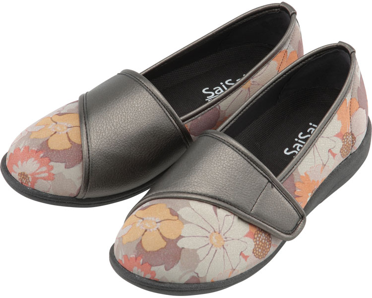 SaiSai 플라워 프린트 W940 여성 24.5cm 플로럴 오렌지