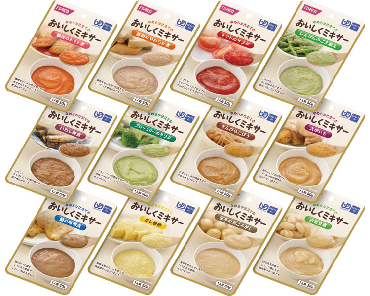 조리가 어려운 소재를 갈아서 만든 부드러운 12종 세트 12종×1P