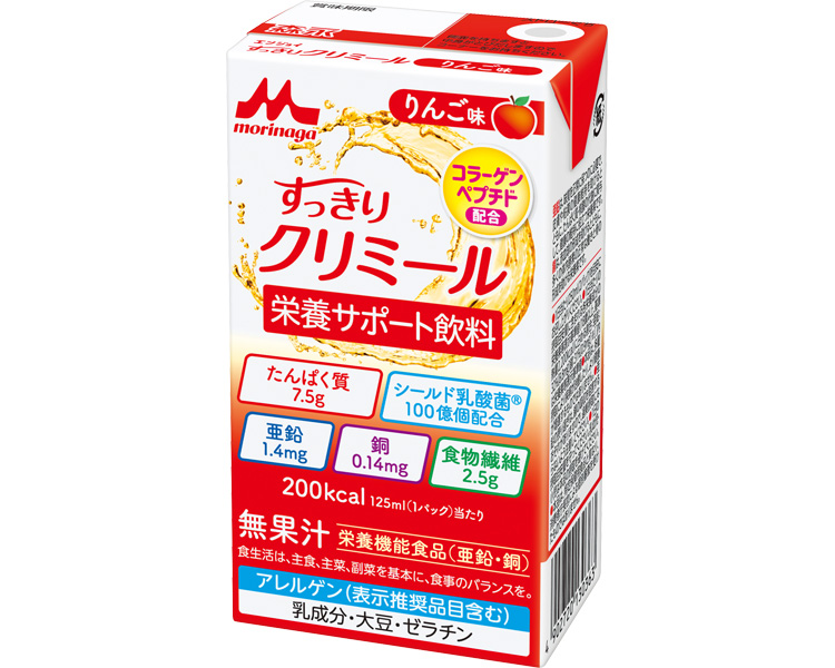 모리나가 엔조이 고칼로리 영양음료 사과 맛 657166 125mL