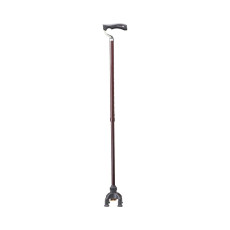 2웨이 앞뒤고정 네발 지팡이 TW-0128 로즈 빨강