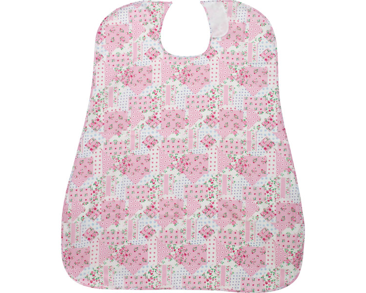 카이엔타이 식사용 앞치마 CX-01002 패치워크 핑크