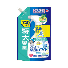 헬퍼타스케 알코올 살균 EX 와이드 (리필용) 740mL