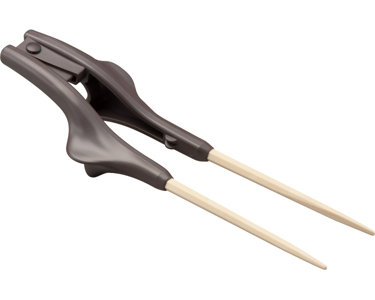 하시조군 클리어 실버 젓가락 S-13 갈색(22cm) 왼손용