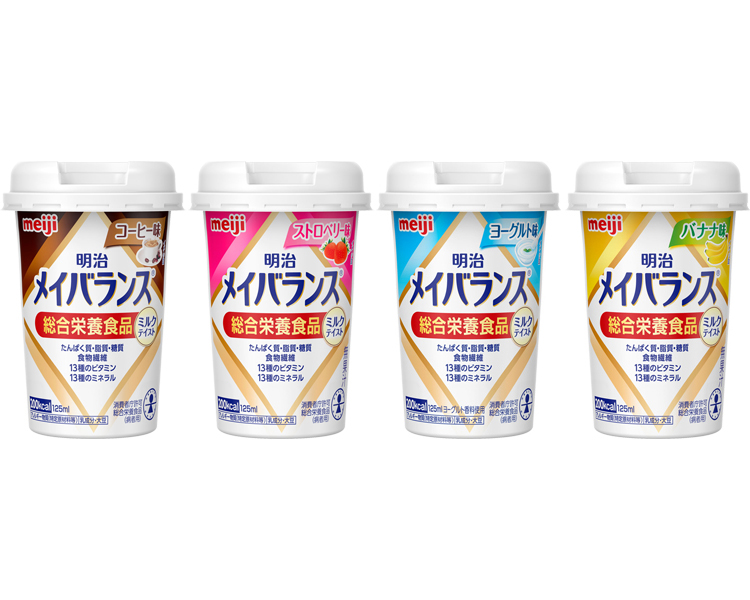 메이지 밸런스 미니 컵 우유 맛 종합 박스 2424040 24개입(4종×6개)