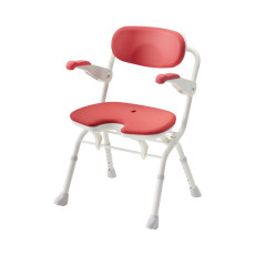 안주 원터치 목욕의자 U 536-085 레드