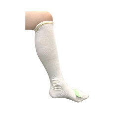 서지컬 하이삭스 MKS22S 발목 S 발바닥22-23.5cm 화이트×어린 풀빛 (2개 1세트)