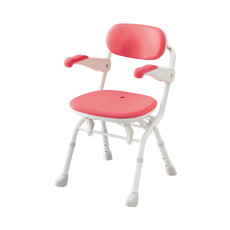 안주 원터치 목욕의자 S 컴팩트형 536-094 레드