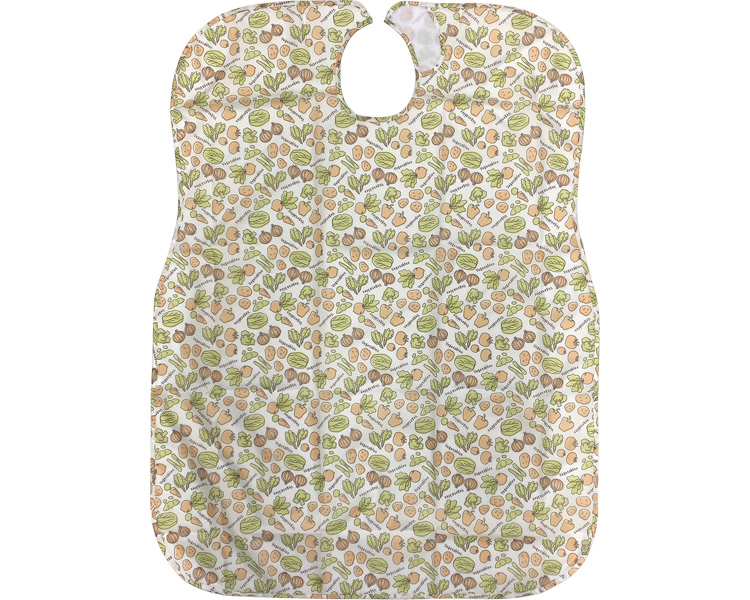 어른용 식사 앞치마 070-560028-00 촌스러운무늬크림