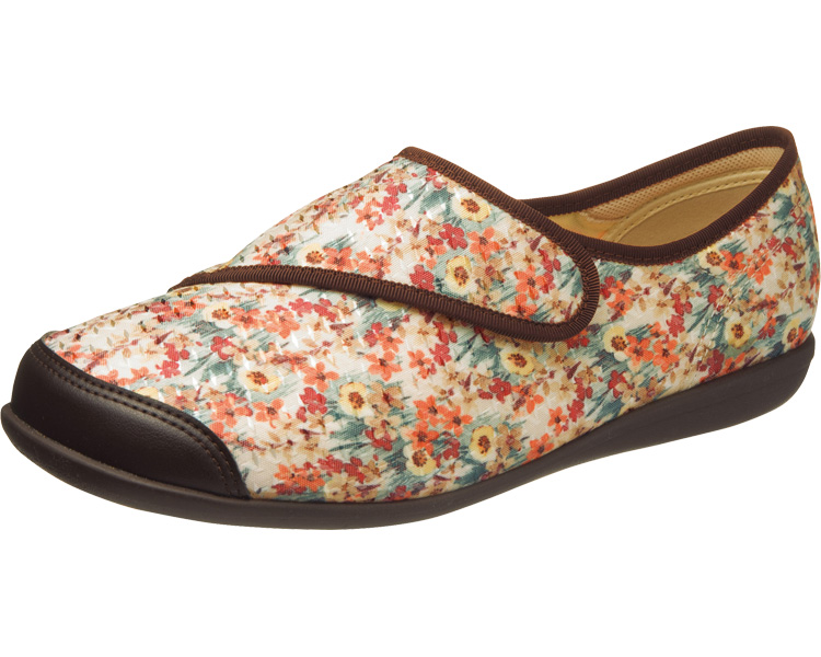 쾌보주의 L131RS 여성 25.5cm 오렌지 패턴