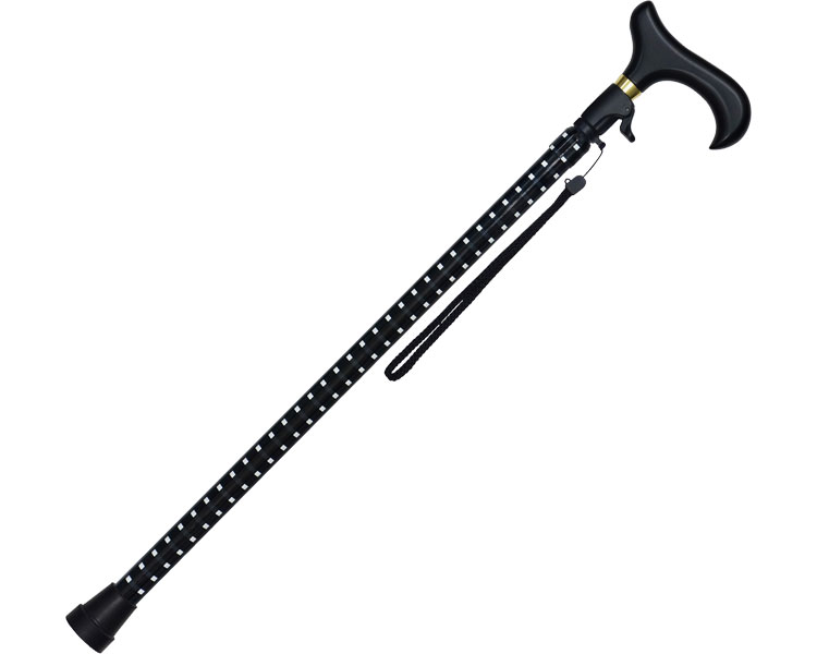 무단계 길이조절 지팡이 77-C2 깅엄체크BK