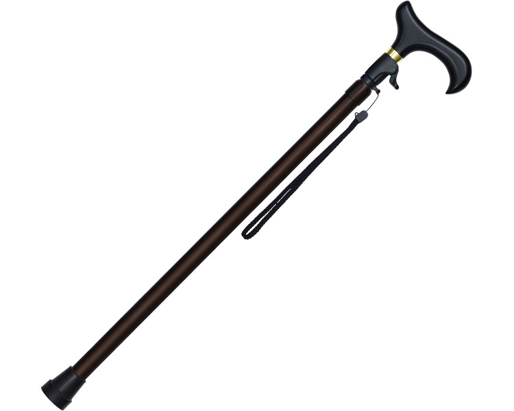 무단계 길이조절 지팡이 28126 브라운