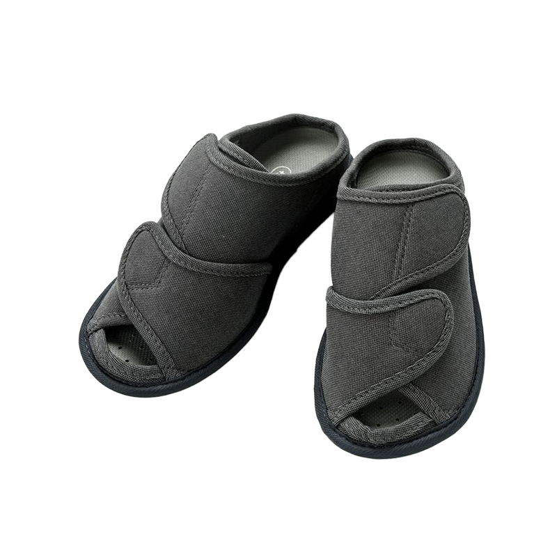 아유미 오픈핏 실내화 L 245-255 다크 그레이 2237