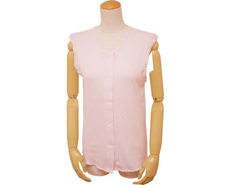 여성 앞여밈 런닝형 내의 (플라스틱 단추식) 43265 L 피치