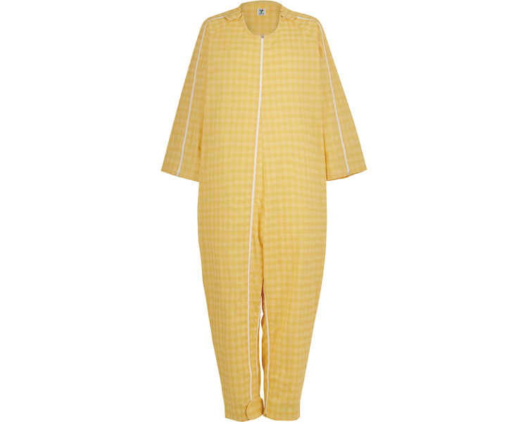 후도 C형 간병용 잠옷 (사계절용) 107165 LL 겨자