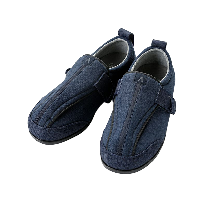 아유미 앞코 와이드 서포트화 5E LL 250-255 네이비 7057